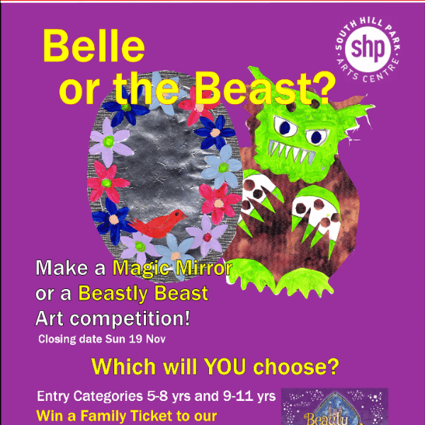 Belle or the Beast? South Hill Park’s Children’s Art Competition