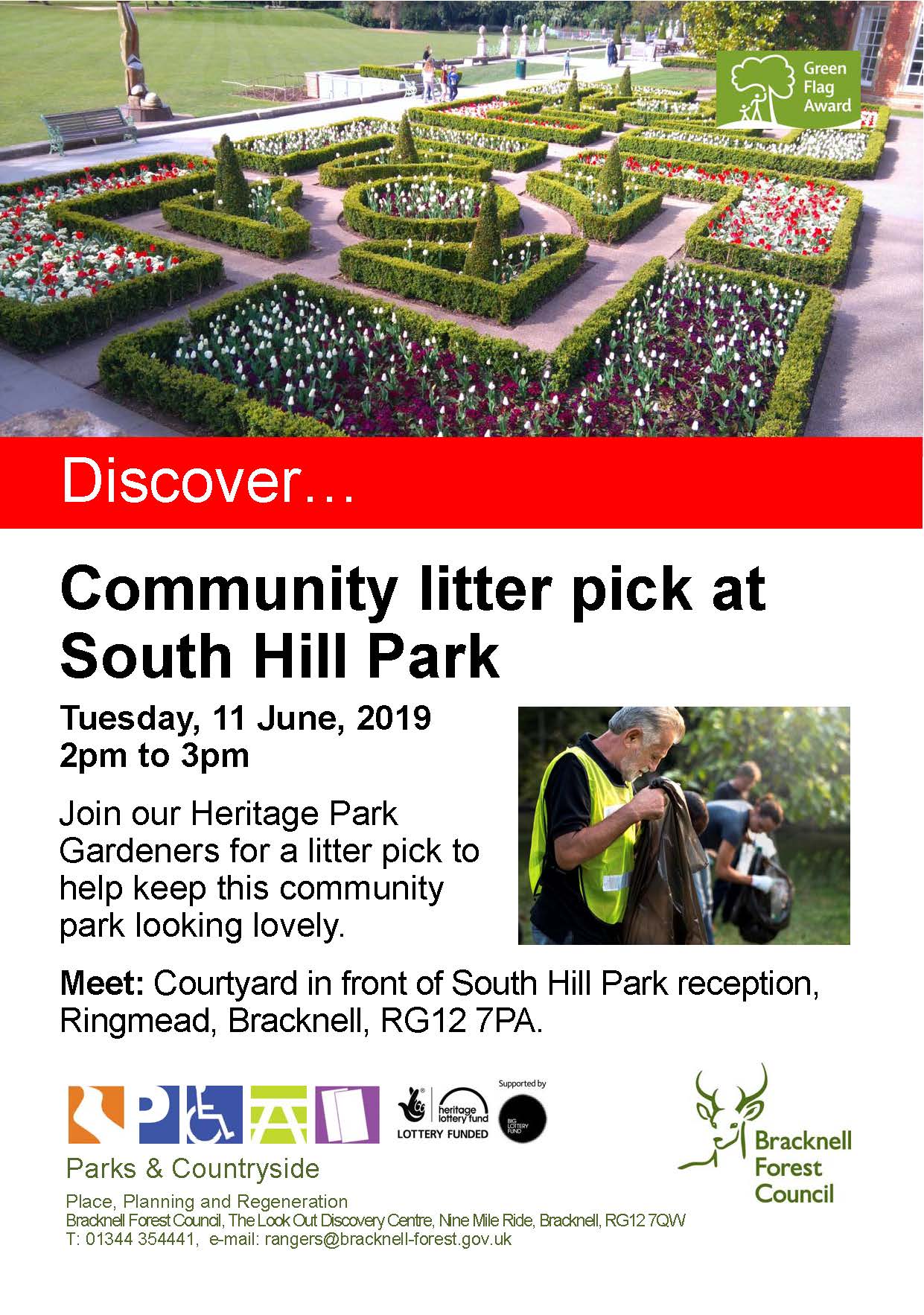 Community Litter Pick at South Hill Park